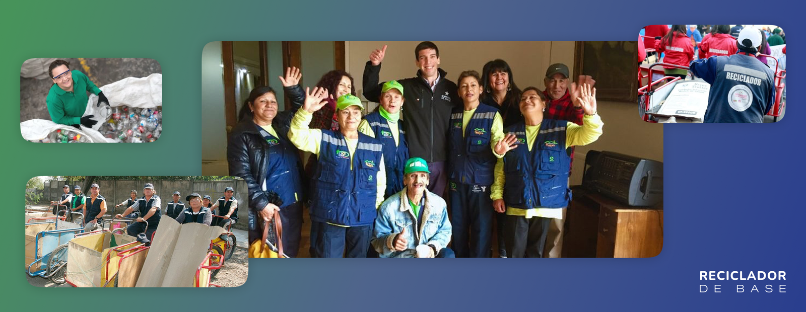 Comunidad de recicladores de base en Chile